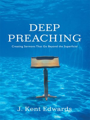 cover image of Deep Preaching